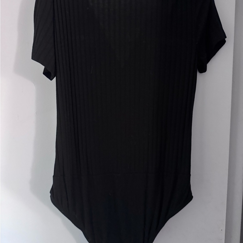 Torrid Black Ribbed Knit Top - Picture 5 of 5